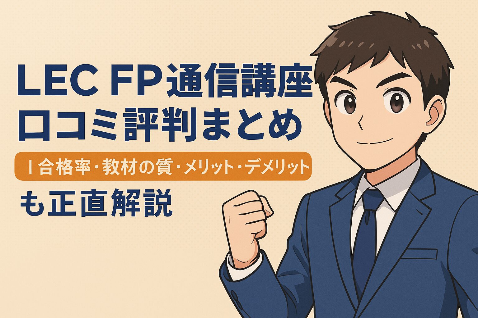LEC FP通信講座の口コミ評判まとめ|合格率・教材の質・メリット・デメリットも正直解説