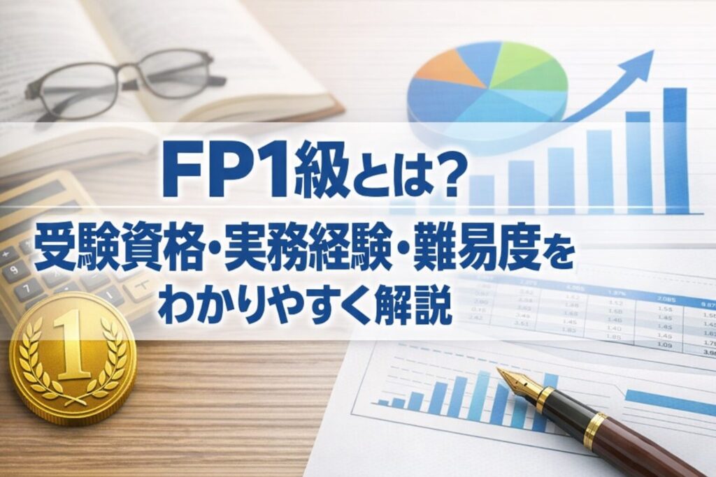 FP1級とは？受験資格・実務経験・難易度をわかりやすく解説