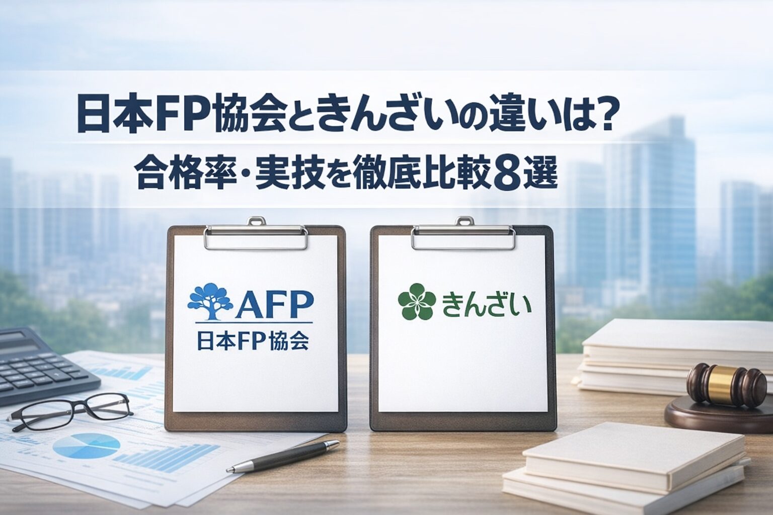 日本FP協会ときんざいの違いは？合格率・実技を徹底比較8選