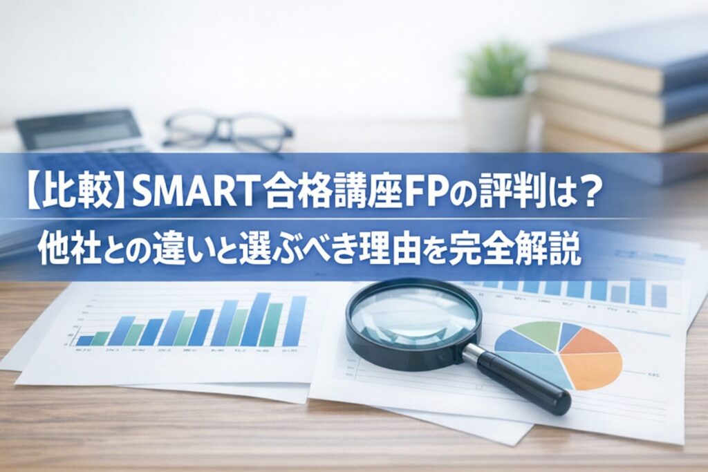 【比較】SMART合格講座FPの評判は？他社との違いと選ぶべき理由を完全解説