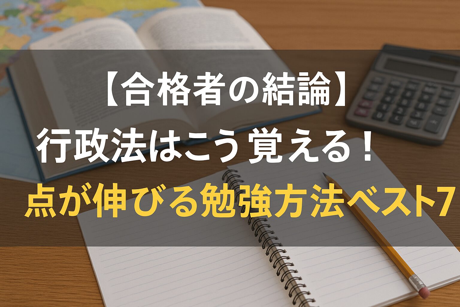【合格者の結論】行政法はこう覚える!点が伸びる勉強方法ベスト7