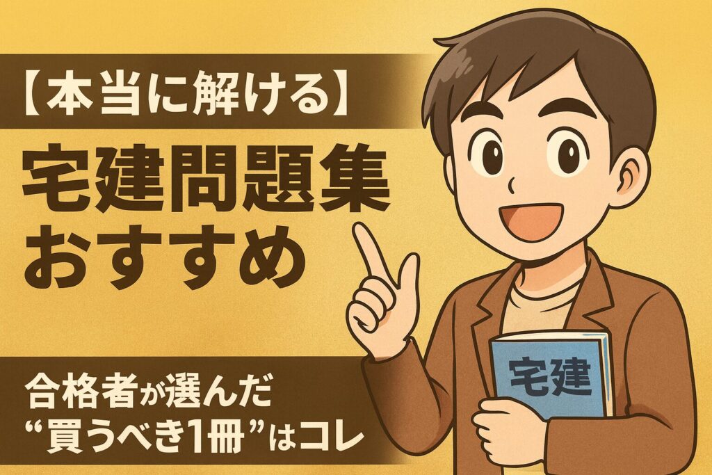 【本当に解ける】宅建問題集おすすめ｜合格者が選んだ“買うべき1冊”はコレ