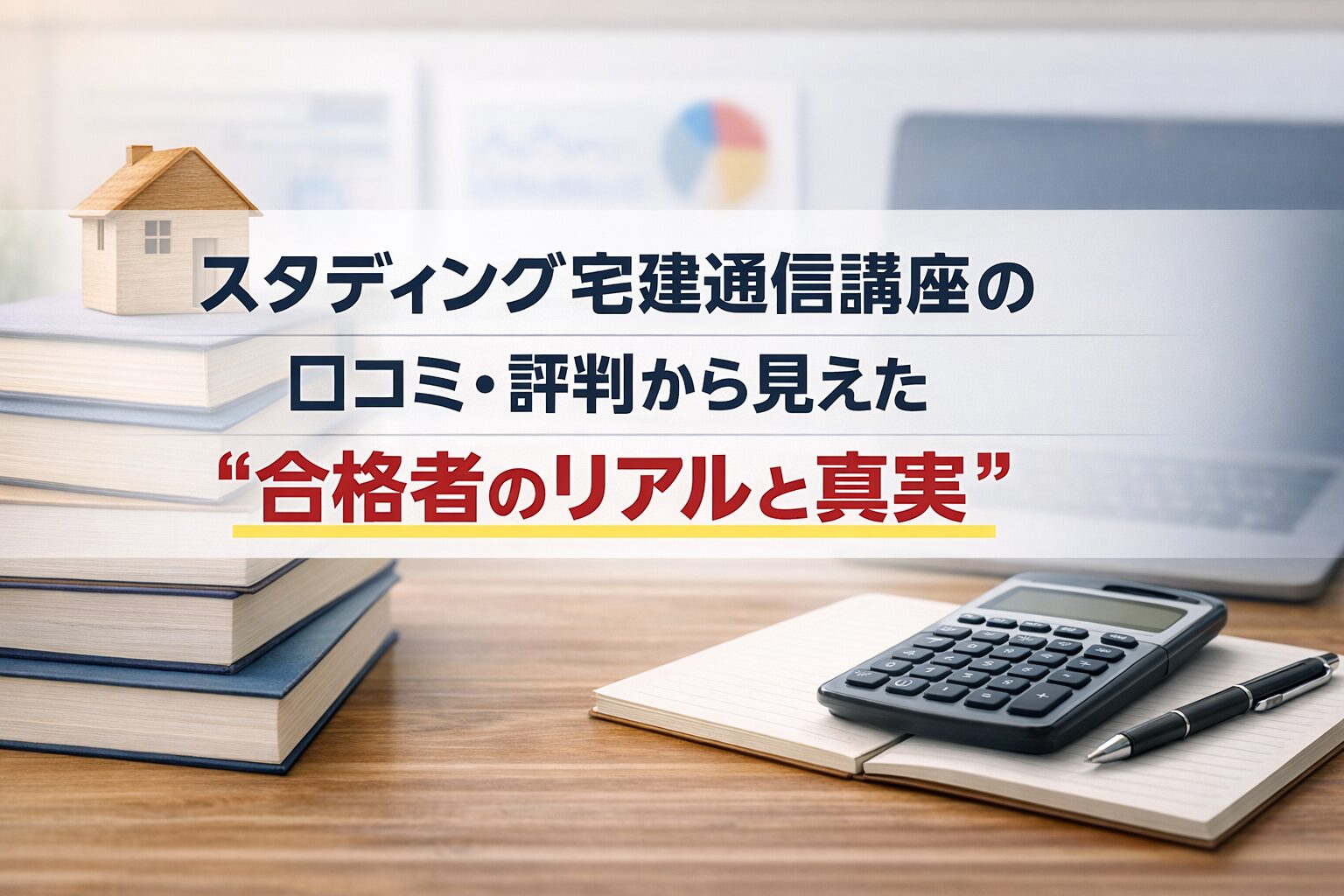 スタディング宅建通信講座の口コミ・評判から見えた“合格者のリアルと真実”